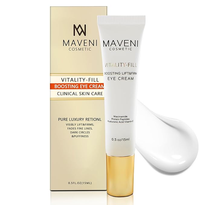 Vitality-Fill Boosting Eye Cream, Natural Anti Aging Under Eye Cream Lift & Firm,Reduce Wrinkles,Fine Lines,and Under Eye Bags,Dark Circles Under Eye Cream