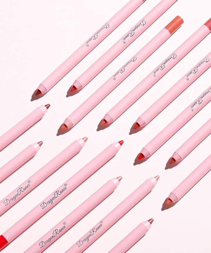 Dulele High Pigmented Matte Lip Liner Set, 12 High