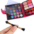 32 Colors Eyeshadow Palette Makeup Contouring Kit Combination with Lipgloss, Blusher and Concealer #1 - Perfect for Professional and Daily Use