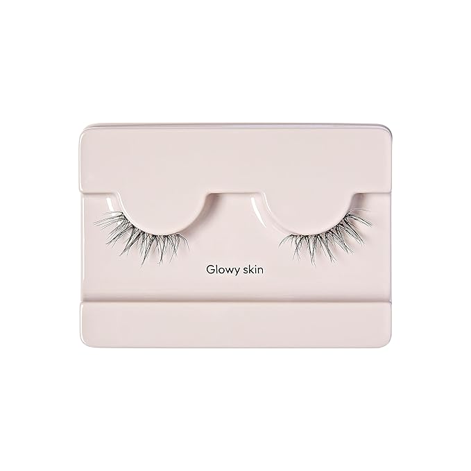 KISS The New Natural Effortless Minimal Look False Eyelashes 12mm, Half Strip Lash Single Pack, NNH01, 1 Pair