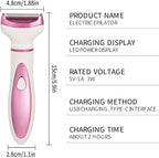 Electric Razor for Women, Bikini Trimmer Womens Shaver for Face Nose Eyebrow Body Leg Pubic Underarm Arm Ladies Rechargeable 4 in 1 Hair Removal Kit Painless Trimming, Gifts for Women (Pink)
