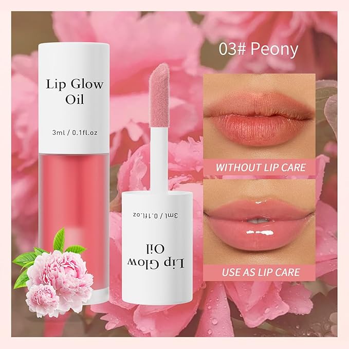 Korean Lip Oil - Fruity Flavor Lip Glow Glow