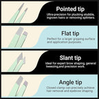 TsMADDTs Tweezers for Women, 8 in 1 Eyebrow Kit with Tweezers, Trimmer, Scissor, Razor, Brush with Travel Bag, Eyebrow Shaping Kit