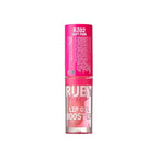 Ruby Kisses Lip Oil Booster, Hydrating Lip Gloss with Nourishing Natural Oil Blend, Jumbo Wand for Easy Application, Non-Sticky Formula (Soft Pink)