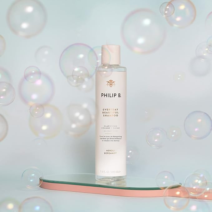 PHILIP B Everyday Beautiful Shampoo - 7.4 fl. oz. (220 ml) - Clarifying, Volumizing and Shine Enhancing, Removes Excess Buildup, Sulfate-Free, Made in USA