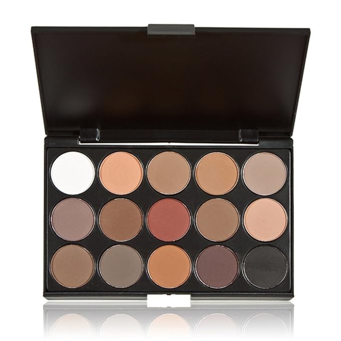 Pro 15 Colors Eyeshadow Makeup Palette Cosemetic Contouring Kit - Ideal for Professional and Daily Use