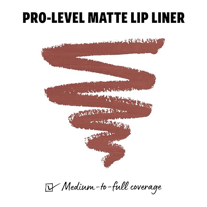 NYX PROFESSIONAL MAKEUP Suede Matte Lip Liner, Vegan Vegan