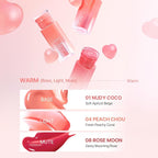 2aN Glaze Bouncing Tint – Lightweight, Moisturizing Lip Tint with High-Shine Finish, Smooth, Light Plumping, Comfortable Wear, Korean Makeup (Nudy Coco, 0.16 oz)
