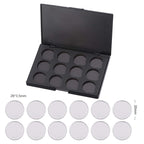Empty Magnetic Eyeshadow Makeup Palette with 12Pcs 26mm