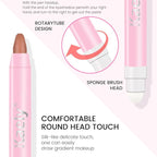 Kaely 2in1 Cream Eye Shadow Brightener Sticks for Eyes, Pencil Eyeshadow Applicator Stick Waterproof Pigmented, Eye Shadow Palette Highlighter Makeup, sombras para ojos, 30 Caramel Matte