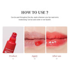 4 Color Glossy Lip Butter Balm, Moisturizing Lip Gloss Butter Non Sticky High Shiny Finish Lip Glow Oil, Natural Plumping Lip Tint Lip Care & Repair Lip Mask for Soft & Smooth & Protect Dry Lip