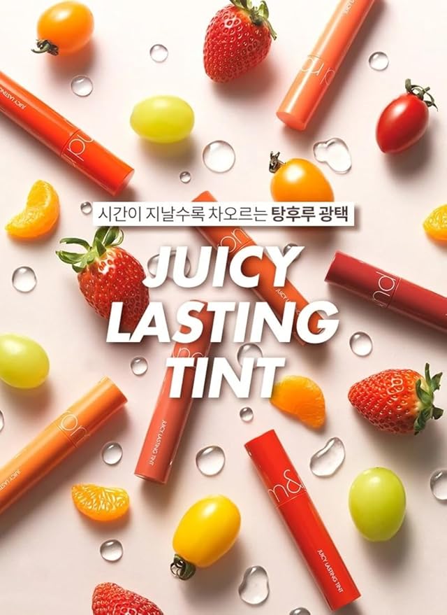 rom&nd Juicy Lasting Tint - Vivid, Glossy, Moisturizing Lip