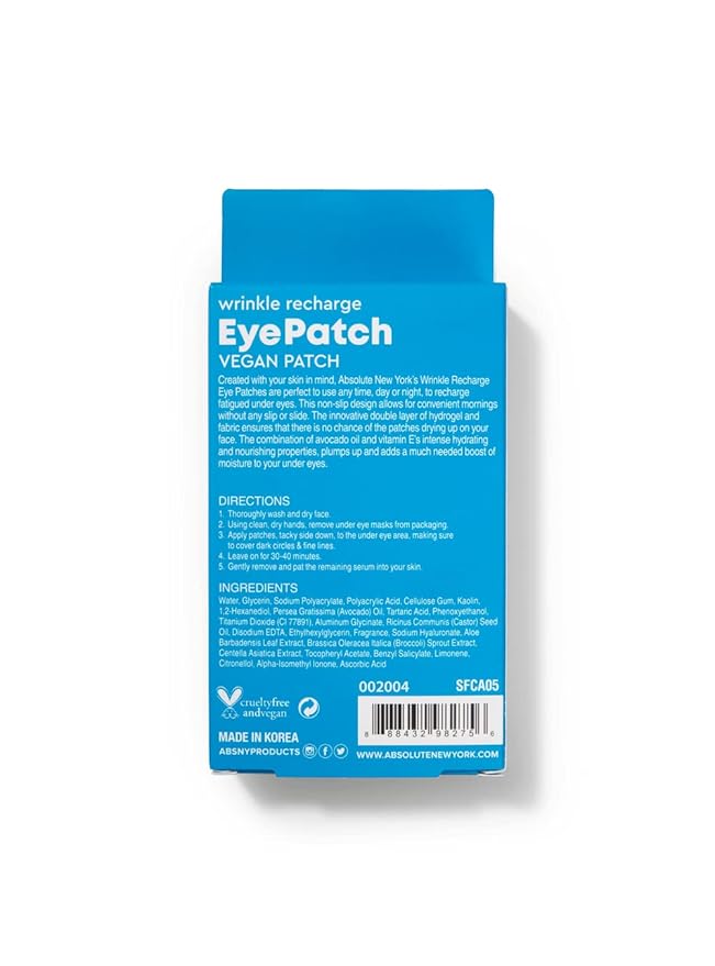 Absolute New York Wrinkle Free Avocado Eye Patch