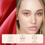 Matte Liquid Lip Stain Peel Off Lip Liner Tattoo - Pinkish Red, Waterproof Smudge-Proof Lip Gloss, Long-Lasting Non-Stick Cup Formula, Natural Peel Off Design for All Skin Types #6