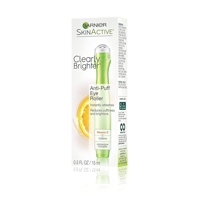 Garnier SkinActive Clearly Brighter Anti-Puff Eye Roller 0.5 oz (Pack of 3)