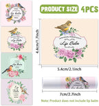 OLYCRAFT 100Pcs Self-Adhesive Lip Balm Tag Wrapping