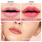 4 Pcs Plumping Lip Oil, Moisturizing Hydrating Lip Glow Oil Fruit Big Brush Head Lip Gloss Kit Smooth Glossy Finish Tinted Lip Balm, Non-sticky Fresh Texture