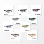 PrimeEyes Glide Eyeliner for Mature Women – Waterproof, Long-Stay and Mess-Proof – Gel Creme Texture, Discreet Sharpener and Effective Smudger (Mulberry)