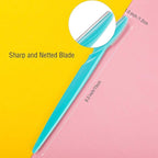 Boao 60 Pieces Eyebrow Razor Shaver Dermaplaning Tool Hair Shavers for Women and Man Face Microblades Shaper Trimmer with Precision Cover Skincare Party Favors