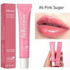 Tinted Lip Butter Balm - Tinted Moisture Gel Lip Gloss | Hydrating Glow Tinted Lip Care | Tinted Lip Stain (Pink sugar, 06)