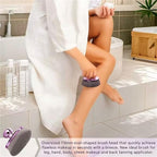 Extra Large Body Makeup Brush For Self Tanner, Leg Makeup &Bronzer Blend,116mm Oval-headed Kabuki Brush Provides More Even &Pretty Application, Sunscreen Face& Back Makeup Brush, Wet&Dry Use- Purple