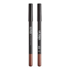 KISS New York Professional Slim Lip Pencil, Creamy Soft Lip Liner, Smooth Long-Lasting Rich Lip Color, Natural Lip Makeup, Water-Resistant Lip Crayon (Brown)
