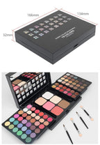 78 Color Makeup Palettes Kit, with 48 Pigmented Shiny Matte Eyeshadow Palette Colorful, 18 Lipstick, 6 Concealer, Blusher, Shading Powder, Dual Sides Sponge Applicators, Cosmetics Gift Set