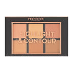 Profusion Cosmetics - Studio Icon Collection Highlight & Contour 6 Colour Palette