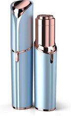 Facial Hair Remover for Women - as Seen on TV Painless Face Shaver - Electric Hair Removal Device for Face Lips Peach Fuzz with Light (Blue)