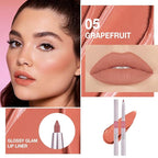evpct Silky Smooth Lip Liner Pencil Retractable, Orange Red Lip Liner Creamy Long-Lasting Formula for Precision Contouring Matte Velvet Pigmented Rich Lip Colors Crayon Lipstick 05