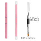 6 pack dual-ended polygel brush