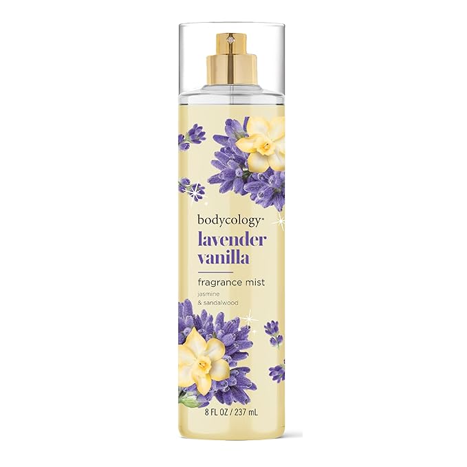 Bodycology Long-Lasting Fragrance Body Mist, Lavender Vanilla, 8 fl oz
