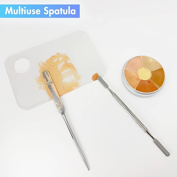 Foundation Spatula Stainless Steel Makeup Mixing Tool Cosmetic
