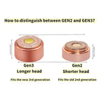 for Flawless Replacement Heads Gen 3 - Finishing Touch Flawless Facial Hair Remover Replacement Blades for Women, Shaver & Razor (6 pack Generation 3)