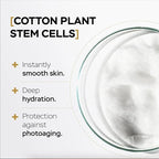 Moisturizing Eye Cream w/Aloe Vera, Collagen, Hyaluronic Acid, Cotton Stem Cells for Dark Circles, Puffiness & Bags - Under Eye Hydration Cream for Women & Men (1 Fl Oz)