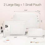 3 pieces makeup bag cosmetic