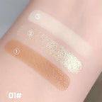 3 IN 1 Brown Nude Face Highlight Bronzer