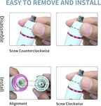 Electric Razor for Women, Bikini Trimmer Womens Shaver for Face Nose Eyebrow Body Leg Pubic Underarm Arm Ladies Rechargeable 4 in 1 Hair Removal Kit Painless Trimming, Gifts for Women (Pink)