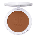 e.l.f. Camo Powder Foundation, Lightweight, Primer-Infused Buildable & Long-Lasting Medium-to-Full Coverage Pressed Foundation for Face, Tan 460 W
