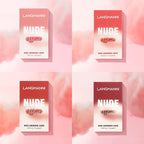 Mini Matte Lip Glaze Set, 16Pcs Liquid Lip Gloss with Gift Box, Rose Nude Red Lip Gloss Lip Stain Long Lasting Waterproof Non-Stick Lip Make Up Gift Set for Mum, Wife and Daughter