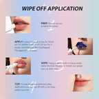 Matte Lip Gloss Peel Off Masque - Peel Off Lip Stain Tattoo, Peachy Rose Peel Off Lip Tint，Long Lasting Waterproof Transfer-proof Lip Mask Lip Stain Peel Off Lip Gloss,Stay Lip Makeup.01#