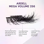 Ardell Mega Volume Lash 256 Multi-Layered False Lashes with Curl Technology (4 pack)