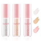 3 Colors Glitter Powder Highlighter Makeup,Polvo De Hadas,Pearlescent Patting Powder,Three-Dimensional Fairy Dust Highlight Patting Powder for Body and Face