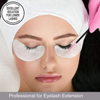 55 Pairs Set, Under Eye Hydrogel Pads, Professional Lint Free Eye Mask Eyelash Extension Gel Patches Kit for Adhesive Lash Beauty Tool (Green)