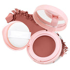 AFGHOZ Pink Cream Blush Powder, Matte Blush Shadow Mature Skin