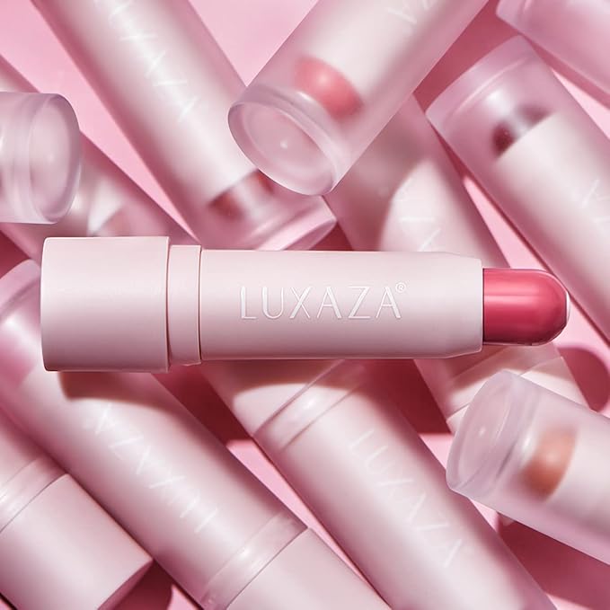 2PCS Tinted Lip Balm Chapstick with Color, Natural Semi - Gloss Finish, Hydrating/Coloring 2 in 1 Moisturizer Lip Stick for Girls & Women #04+#05