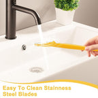 NICEMOVIC 66 Pcs Dermaplane Razor for Women Face, Eyebrow Razors and Face Razors for Women and Men, Multipurpose Facial and Eyebrow Hair Trimmer and Shaver with Precision Cover (3 Colors)