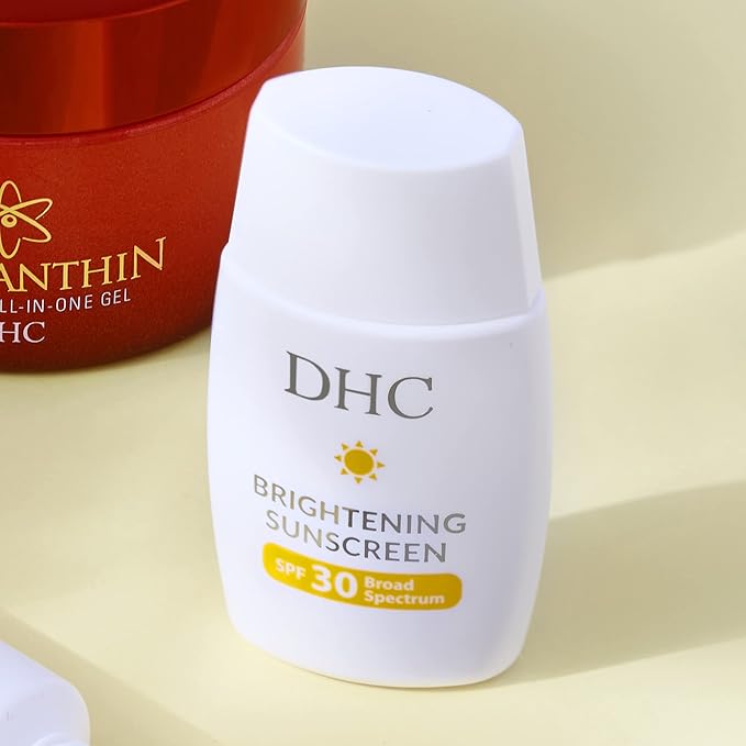DHC Brightening Sunscreen SPF 30 Broad Spectrum, Mineral-Based, Brightening, Premature aging, Fragrance and Colorant Free, Ideal for All Skin Types, 1 fl. oz.
