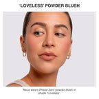 Makeup Powder Blusher - "Loveless" - 4g / 0.141 oz - Full Coverage, Natural Blush - Soft, Buildable Pink, Coral, Peach & Golden Hues - Matte & Shimmering Shades Gives Cheeks a Radiant Glow