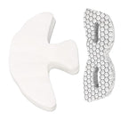 ZJchao Disposable Eye Forehead Masks, Eye Forehead Mask Paper Silk DIY Soft Disposable Hydrating Eye Care Paper Facial Eye Pads Spa DIY Clear Eye Mask Paper Beauty Sheets for Home Beauty